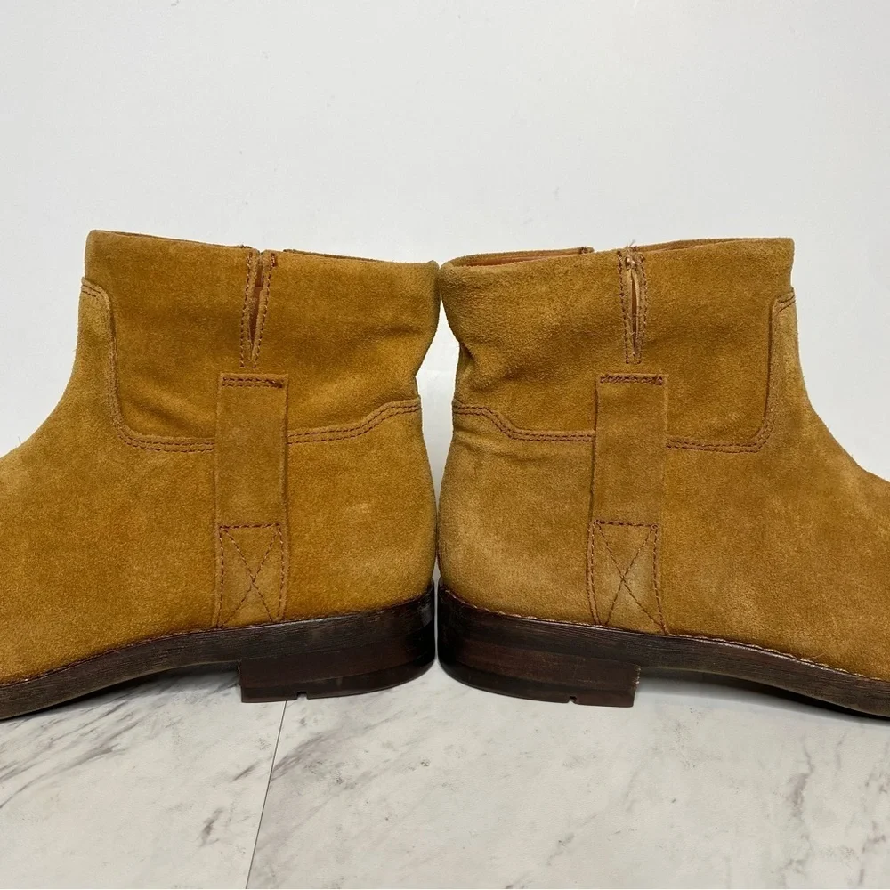 Franco Sarto Malina Brown Suede Bootie 8M